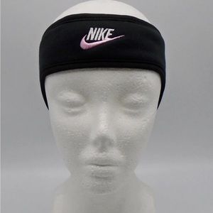 Nike Club Fleece Headband Youth Kids Black/Vast Grey/Pink Foam/White